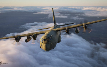 Samolot transportowy Lockheed Martin C-130J-30 Super Hercules RAF. Fot./Crown Copyright.