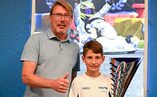 Leonardo Górski i Mika Hakkinen