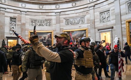 Więcej zatrzymań podczas protestu BLM niż przed Kapitolem