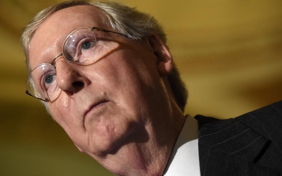 Mitch McConnell, lider republikańskiej mniejszości w Senacie