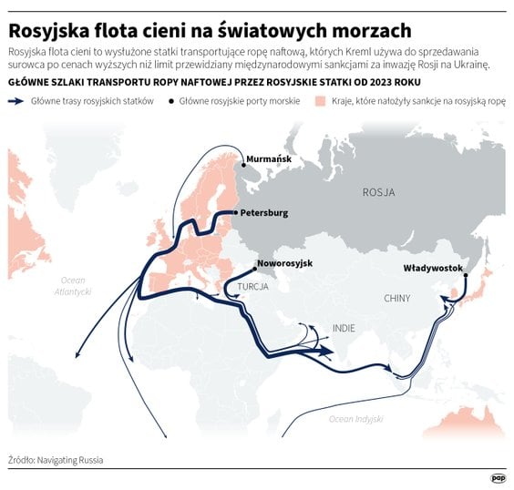 Rosyjska „flota cieni”