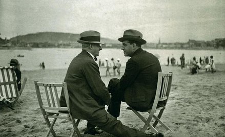 Plaża w San Sebastián, 1930. fot. Luis Ramon Marín
