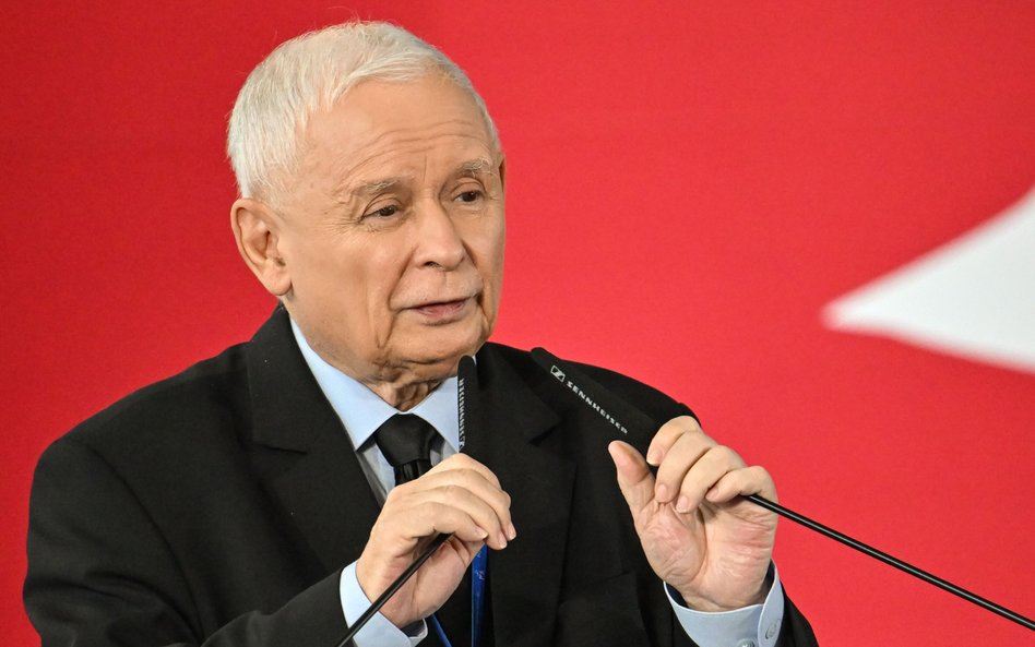 Prezes PiS Jarosław Kaczyński