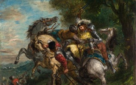 Eug?ne Delacroix, Schwytany Weislingen, 1853