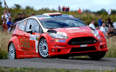 Jarosław Kołtun i Ireneusz Pleskot w Fordzie Fiesta R5