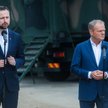 Donald Tusk i Władysław Kosiniak-Kamysz w ostatnich dniach mierzyli się z kryzysem na granicy