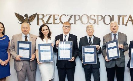 Od lewej Ewa Usowicz zastępca redaktora naczelnego „Rzeczpospolitej”, Tomasz Giaro, dziekan elekt Wy