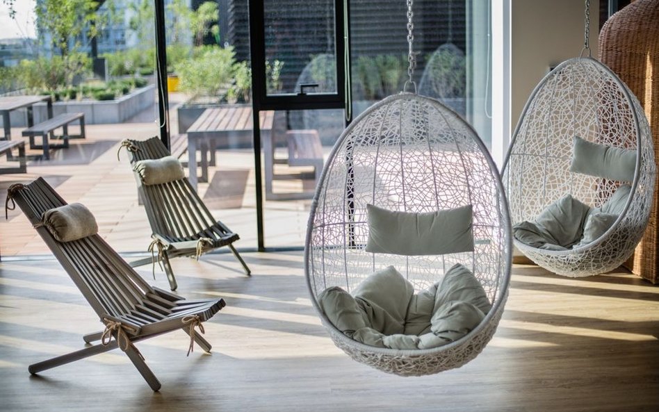 Nowe biuro Aviva - strefa wypoczynku