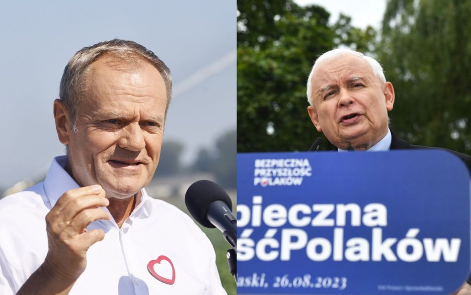 Donald Tusk i Jarosław Kaczyński