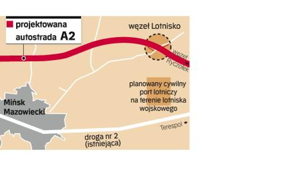 Trasa A2: wokół Mińska do Warszawy