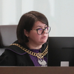Sędzia Agnieszka Brygidyr-Dorosz na sali Sądu Okręgowego w Warszawie