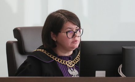 Sędzia Agnieszka Brygidyr-Dorosz na sali Sądu Okręgowego w Warszawie