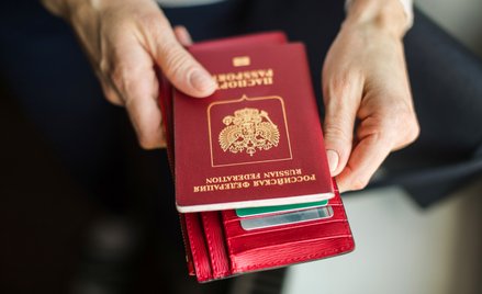 U Mychajła Ch. znaleziono kilkadziesiąt rosyjskich paszportów