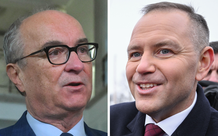 Marszałek Sejmu, przewodniczący Nowej Lewicy Włodzimierz Czarzasty i prezydent RP Karol Nawrocki.