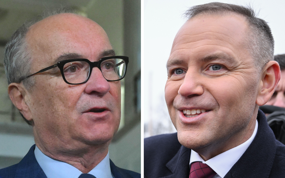 Marszałek Sejmu, przewodniczący Nowej Lewicy Włodzimierz Czarzasty i prezydent RP Karol Nawrocki.