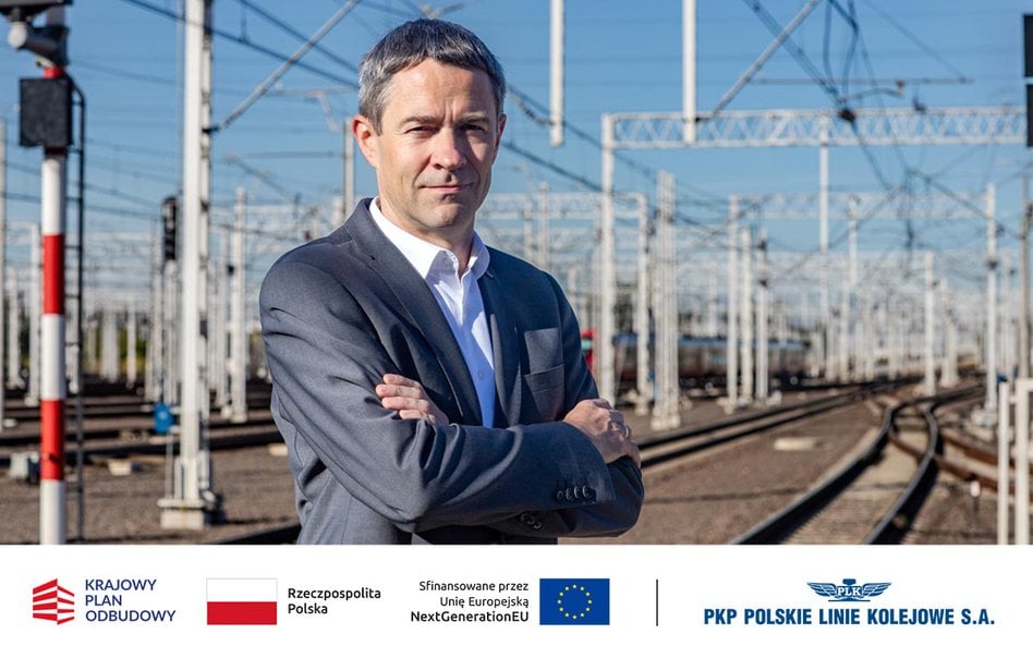 Piotr Wyborski, prezes zarządu Polskich Linii Kolejowych S.A.