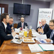 Uczestnicy debaty „Polski rynek kapitałowy – szanse i zagrożenia”. Od lewej: Filip Gorczyca, wicedyr