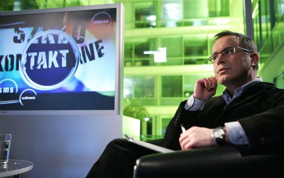 Tomasz Sianecki na planie "Szkła kontaktowego"