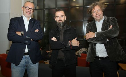 Od lewej: Tomasz Jażdżyński, prezes zarządu Gremi Media SA, Sebastian Kulczyk, prezes zarządu Kulczy