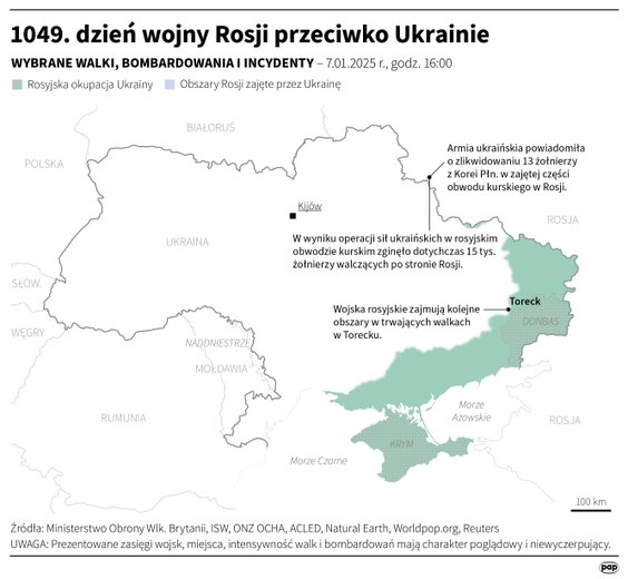 Tak wyglądała sytuacja na froncie w 1049 dniu wojny