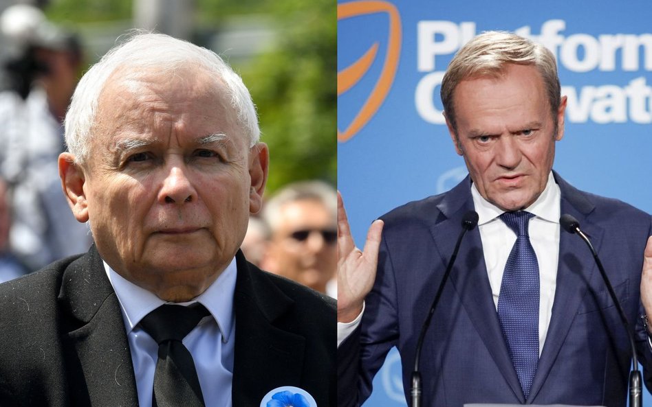 Jarosław Kaczyński i Donald Tusk