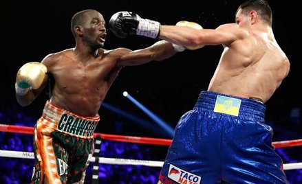 Terence Crawford w zwycięskiej walce z Ukraińcem Wiktorem Postołem w Las Vegas