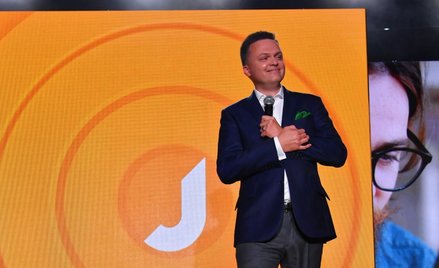 Szymon Hołownia na kongresie Polski 2050 zaprezentował aplikację o nazwie Jaśmina