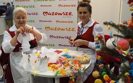 Mazowieckie gospodynie pokazywały, jak robić ozdoby świąteczne