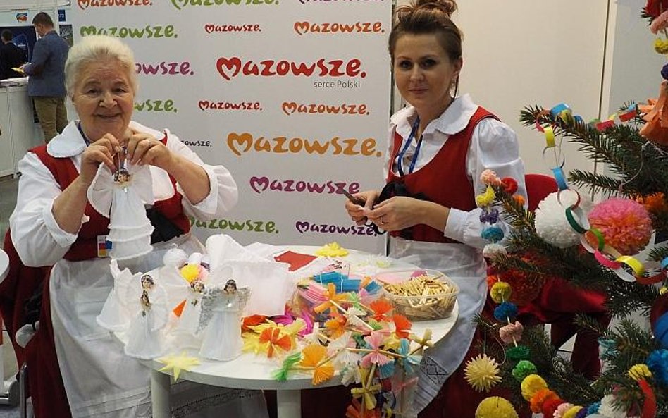 Mazowieckie gospodynie pokazywały, jak robić ozdoby świąteczne