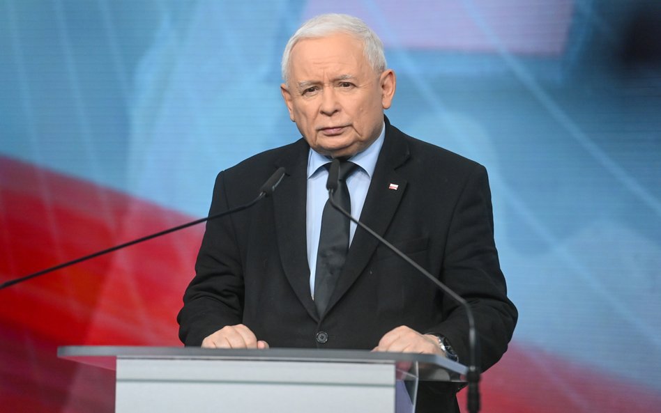 Prezes PiS Jarosław Kaczyński