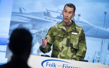 Dowódca szwedzkiej armii, gen. Micael Byden