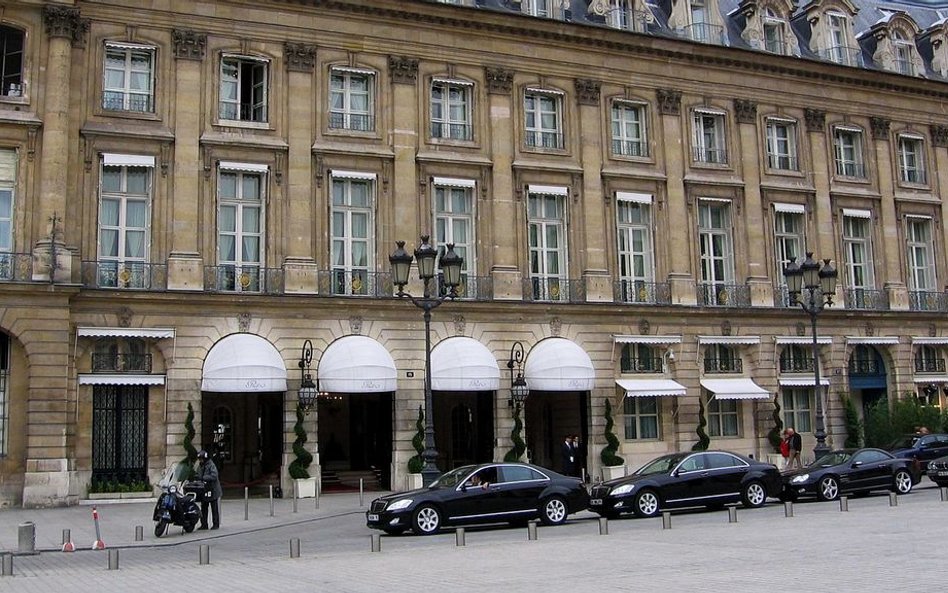 Hotel Ritz w Paryżu przy Place Vendôme