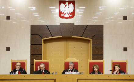 Trybunał Konsytutycjny podczas środowej rozprawy.