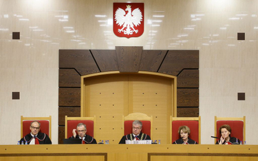 Trybunał Konsytutycjny podczas środowej rozprawy.