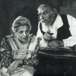 Ida Kamińska, wybitna aktorka Teatru Żydowskiego, w tytułowej roli w sztuce Salomona Ettingera „Serk