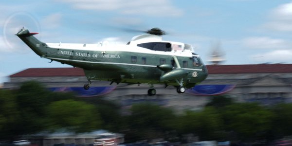 Przy starcie śmigłowca z Donaldem Trumpem naruszono zasady bezpieczeństwa