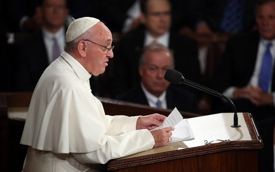 Papież Franciszek przemawia w Kongresie USA