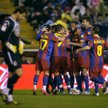 Piłkarze FC Barcelona podczas meczu z Deportivo de la Coruna. Barca wygrała 4:0