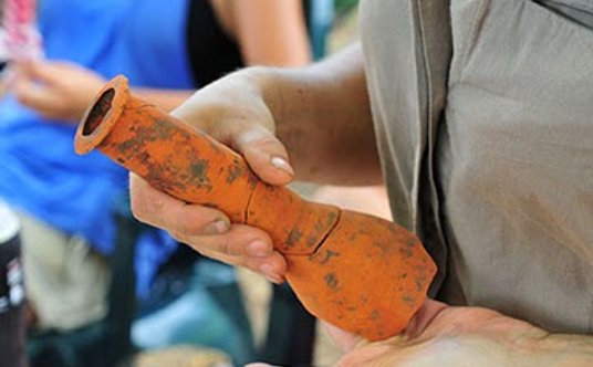 Jedno z cennych znalezisk odkopanych przez Polaków w Gruzji