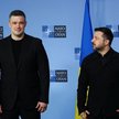 Mychajło Fedorow i Wołodymyr Zełenski