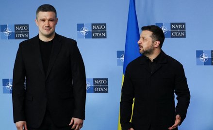 Mychajło Fedorow i Wołodymyr Zełenski
