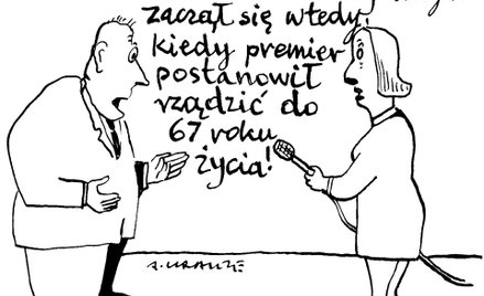 Komentarz rysunkowy. Wiek emerytalny