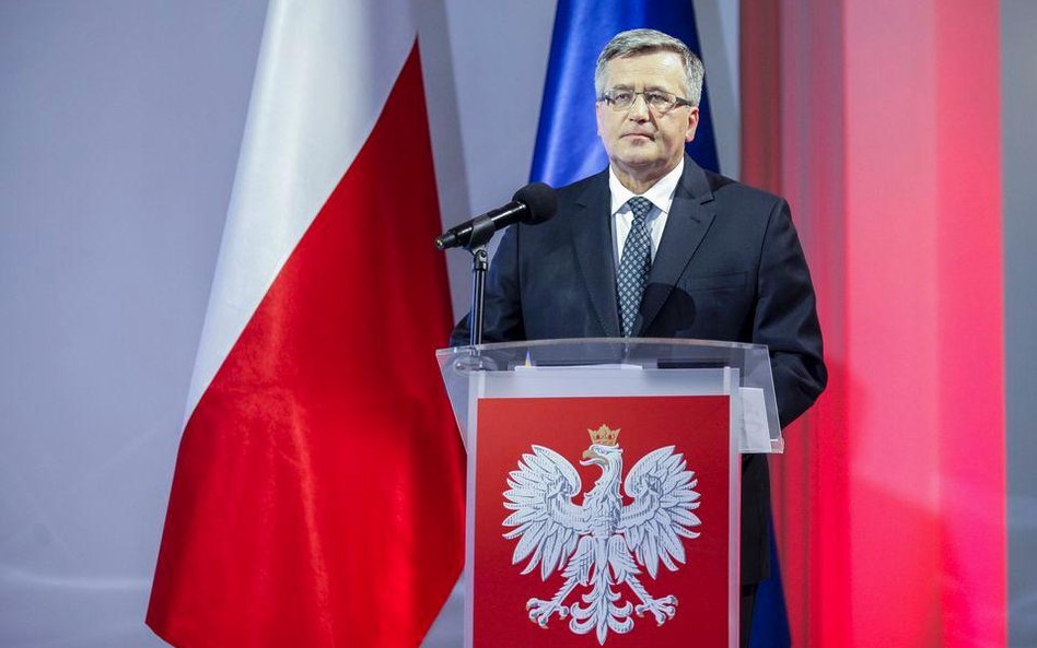 Prezydent Bronisław Komorowski