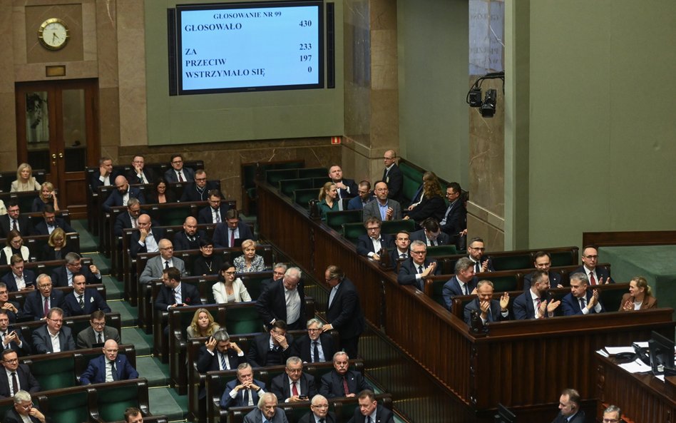 Sejm przyjął ustawę budżetową na 2026 rok