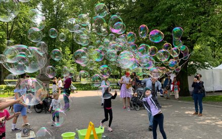 Animatorzy fundowali wiele uśmiechu najmłodszym