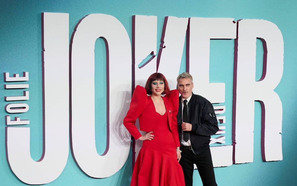 Joaquin Phoenix i Lady Gaga na premierze filmu „Joker. Folie a Deux”