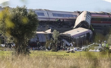 Zderzenie pociągów w Hiszpanii
