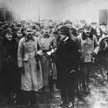 12 grudnia 1916, powitanie Józefa Piłsudskiego na Dworcu Wiedeńskim: Komendant znów w Warszawie.
