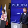 Prokurator krajowy Dariusz Korneluk (P) oraz stołeczna prokurator regionalna Małgorzata Adamajtys (L