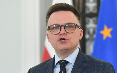 Marszałek Sejmu Szymon Hołownia (Polska 2050) przeprosił posłankę PiS